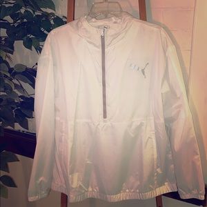 White Puma Windbreaker